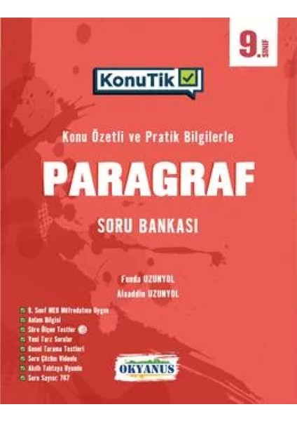 9. Sınıf Konutik Paragraf Soru Bankası