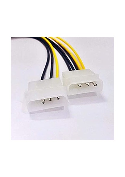 OEM 2x4 Molex & Pcıe 8 Pin Ekran Kartı Güç Kablosu (3 Adet)