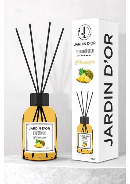 Jardın D'or Pıneapple Reed Dıffuser Çubuklu Oda Kokusu 110 ml 8681529300189