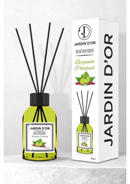 Jardın D'or Bergamot Patchoulı Reed Dıffuser Çubuklu Oda Kokusu 110 ml 8681529300295