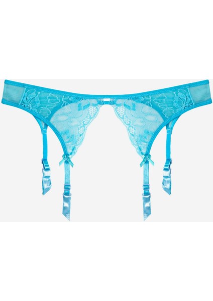 1303 Turkuaz Jartiyer Kemeri