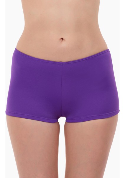 63010 Mor Boxer Bikini Altı