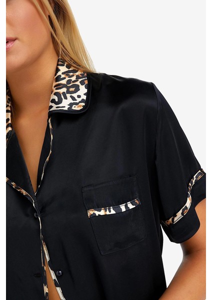 3967 Siyah Saten Şortlu Takım fiyatları