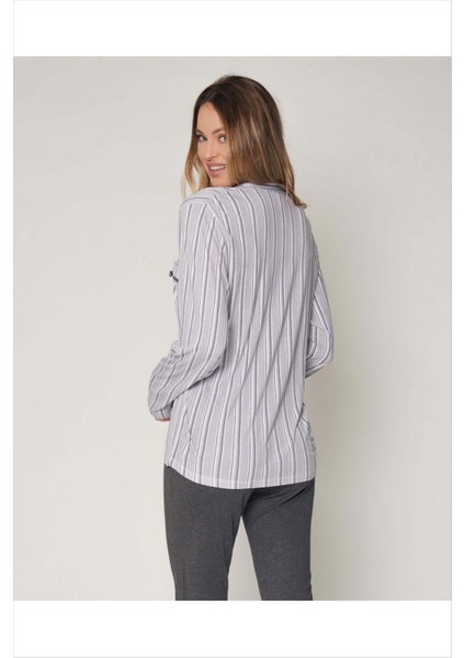 55821 Gri Pijama Takımı