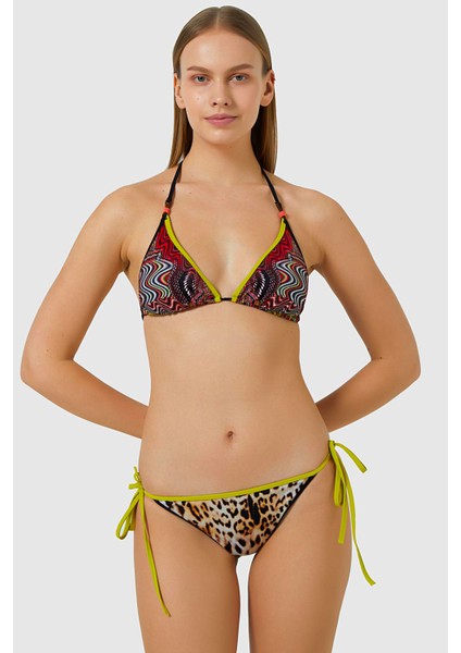 5515 Leopar Bikini Takımı