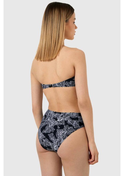 40727 Siyah Yüksek Bel Bikini Takımı