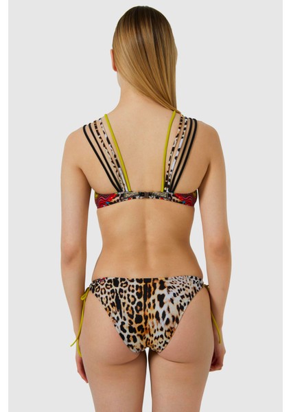 5516 Leopar Bikini Takımı