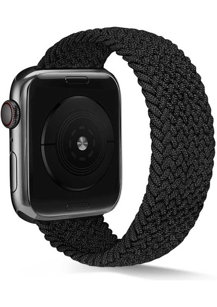 - Apple Watch Ultra 49mm - Kordon Medium Strap Kayış KRD-38 - Siyah