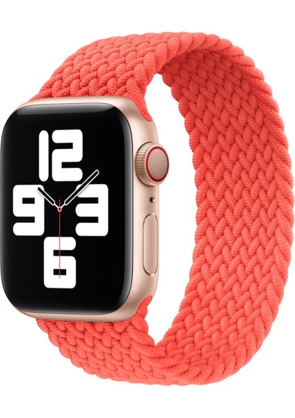 Apple Watch Ultra 49MM - Kordon Small Strap Kayış Krd-32 - Turuncu