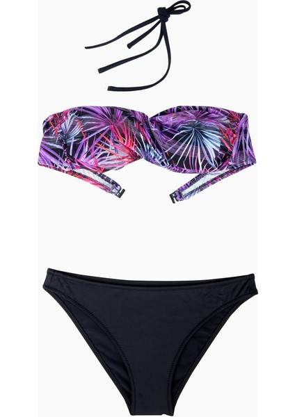 40229 Mor Burgu Bikini Takımı