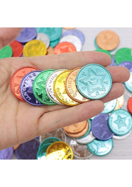100 Pc / Torba Plastik Altın Para Dersleri (Yurt Dışından)