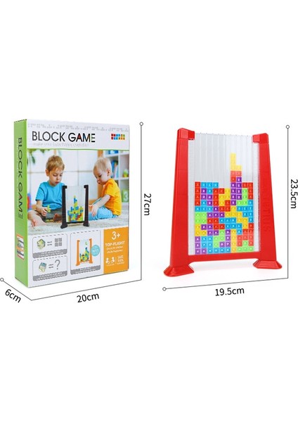 3D Küp Bloklar Tablo Oyunu (Yurt Dışından)