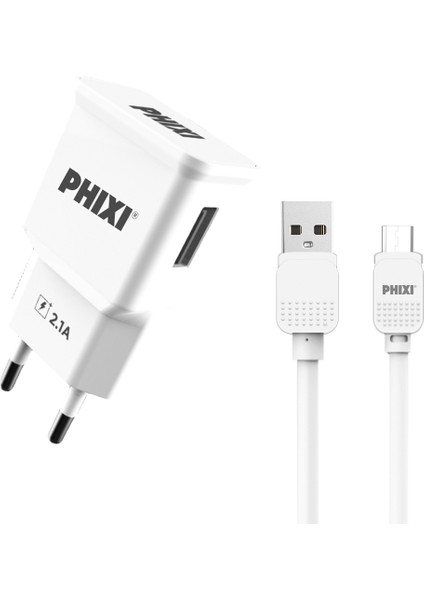 PCH201M Basic 2.1A Micro USB Kablolu Şarj Cihazı