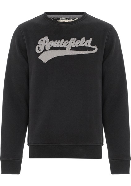 Routefield Hook Siyah Erkek Sweatshirt RFHOOK2223-001