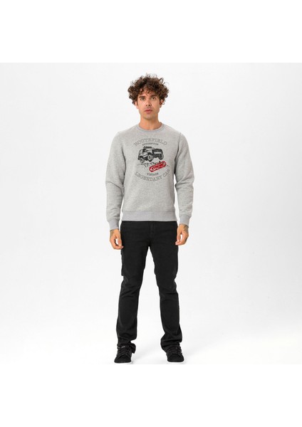 Huge Gri Erkek Sweatshirt RFHUGE2223-23394