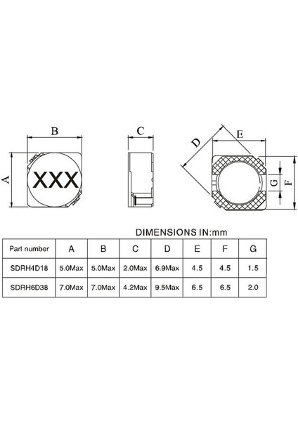 6D38 1.5uh Smd Bobin