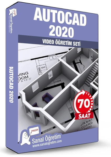 Sanal Öğretim Autocad 2020 Video Ders Eğitim Seti