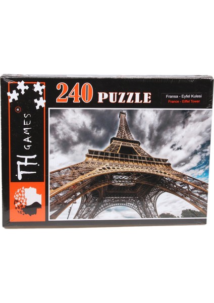 240 Parça Kutulu Puzzle - En Gözde Şehirler : Eyfel Kulesi