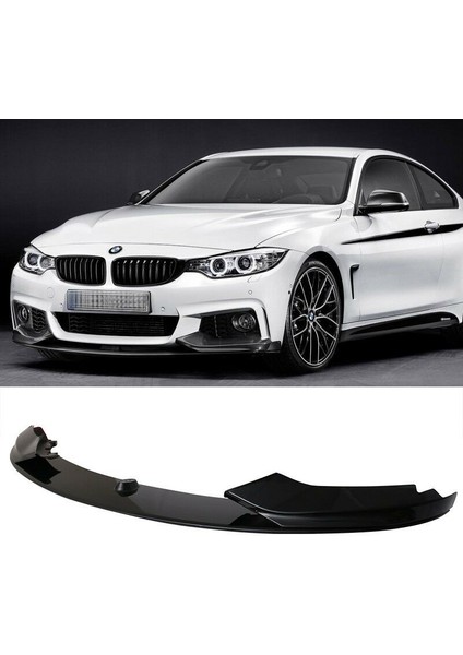 Bmw F32 F33 F36 M Tech / M Performance Ön Lip Parlak Siyah