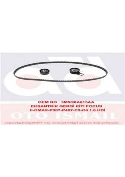 Eksantrik Gergi Kiti 137X250 P206-207-307-308-PART-C2-C3-C4-C5-BERL 1.6hdi-Fiesta-Focus-Cmax 1.6td