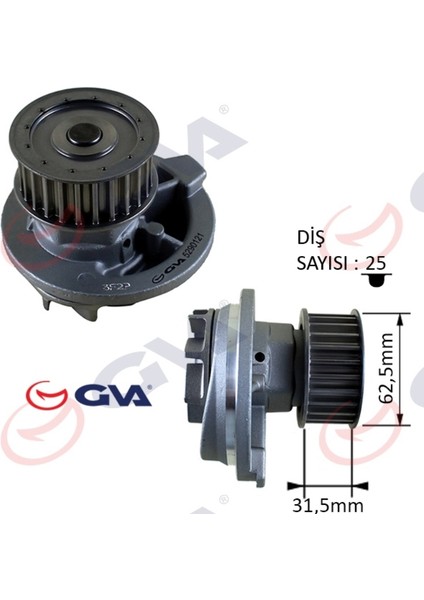 Devirdaim Astra F-G-Vectra A-B-Omega B-Kadett E-Calibra A 1.8i 16V-1.7D-2.0I 16V 1334041