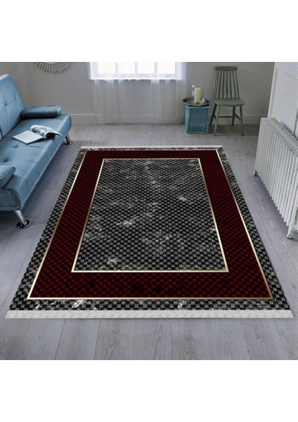 Pvc Kaymaz Taban Salon Mutfak Yatak Odası Halısı Yolluk I-Ck-844