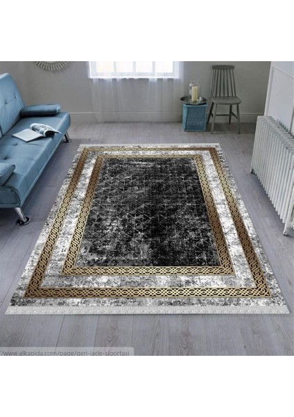 Pvc Kaymaz Taban Salon Mutfak Yatak Odası Halısı Yolluk I-Ck-849