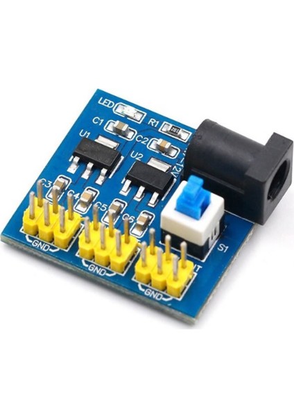 Roba 5V 3.3V - 2 Çıkışlı Voltaj Düşürücü Güç Kaynağı Modülü AMS1117