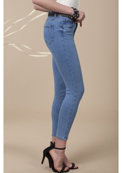 Açık Mavi Skinny Jean modelleri