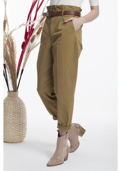 Lime Gabardin Pantolon modelleri