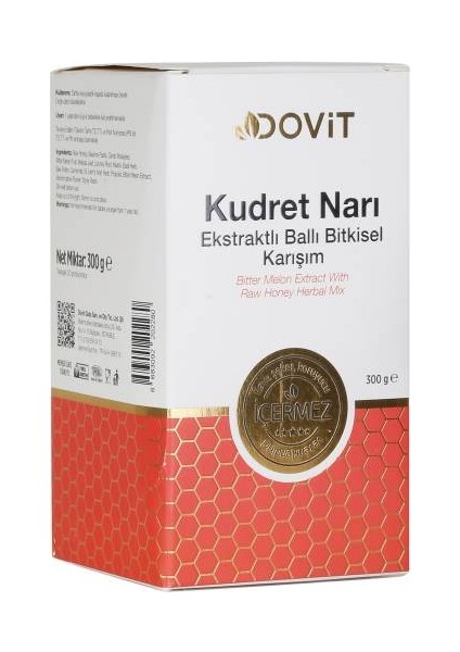 Kudret Narı Ekstraktlı Ballı Bitkisel Karışım 300 gr