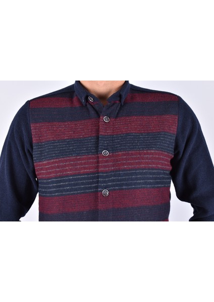 2022-702 Slimfit Spor Oduncu Gömlek /bordo/s modelleri