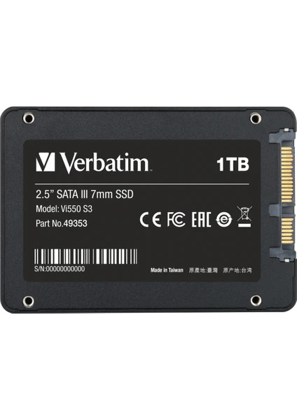 Vi550 S3 1TB 520MB-400MB SATA3 SSD