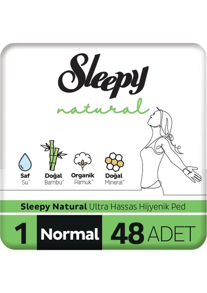 Natural Ultra Hassas Hijyenik Ped Normal 48 Adet Ped