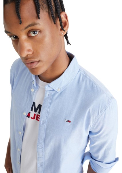 Tjm Slim Stretch Oxford Erkek Gömlek