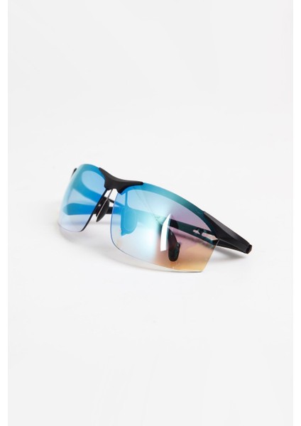 Spor Gözlüğü - Bisiklet Sürüş Gözlüğü - Mavi Aynalı Cam modelleri