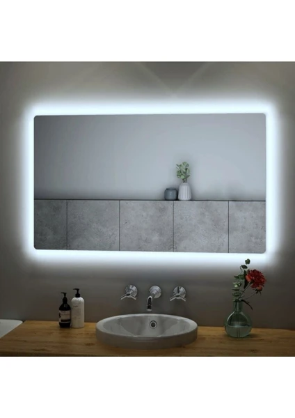 Toprak Dekor 70*60 Ledli Banyo Aynası Tuvalet Aynası