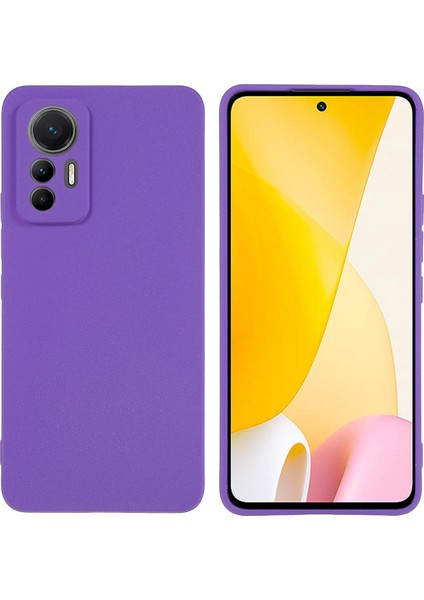12 Lite İçin Mat Tpu Telefon Kılıfı - Mor (Yurt Dışından)