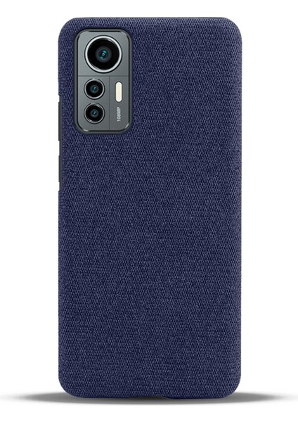 12 Lite İçin Kumaş Telefon Kılıfı - Mavi (Yurt Dışından) fırsatları