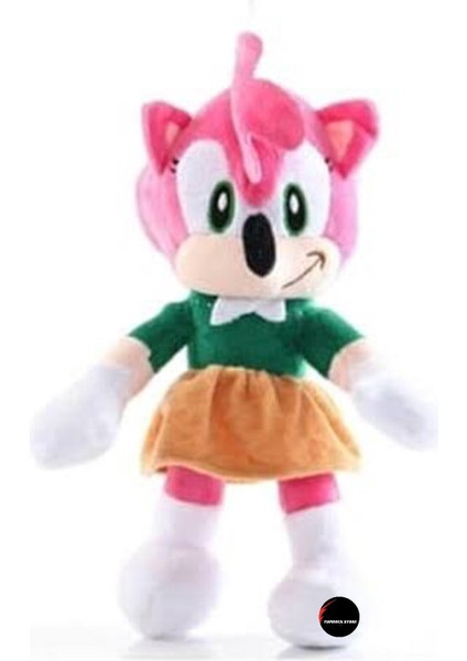 Top Rock Store Sonic Peluş Dev Boy 50CM Boom Hedgehog Arkadaşları Figür Peluş Oyuncak Büyük Boy Amy Rose