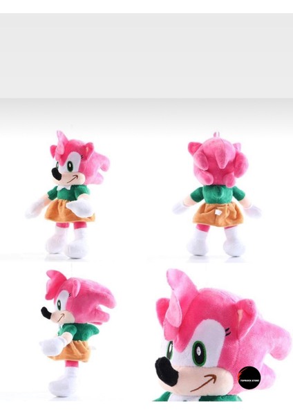 Top Rock Store Sonic Peluş Dev Boy 50CM Boom Hedgehog Arkadaşları Figür Peluş Oyuncak Büyük Boy Amy Rose