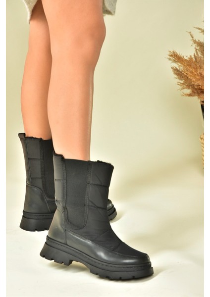 Siyah Kumaş Günlük Kadın Bot N820001204 fiyatları