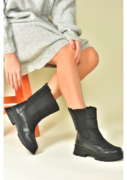 Siyah Kumaş Günlük Kadın Bot N820001204 fırsatları