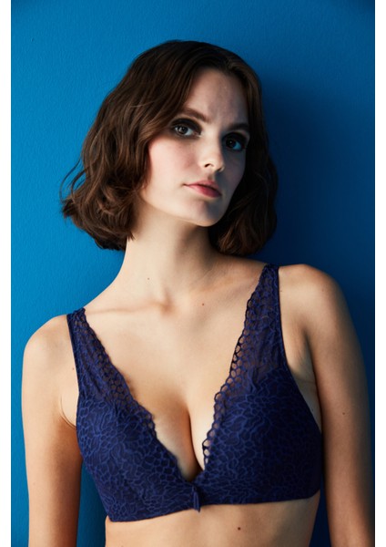 Lacivert Dreamy Nonwired Push Up Sütyen- ürün adı hatalı