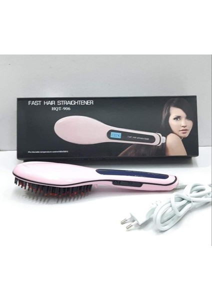 Elektrikli Saç Düzleştirici Tarak Fırça Saç Şekillendirici fiyatları