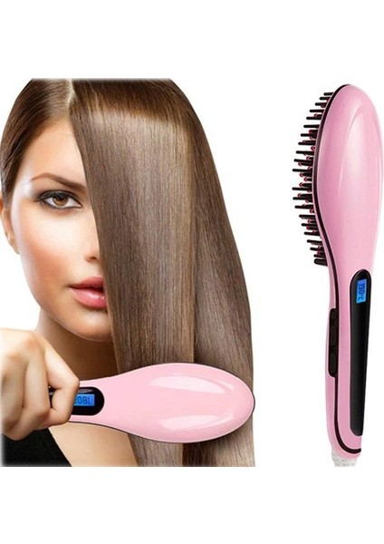 Elektrikli Saç Düzleştirici Tarak Fırça Saç Şekillendirici modelleri