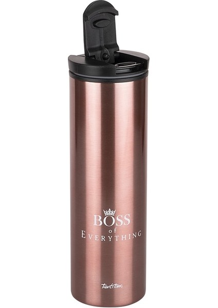 Rose Gold Boss Yazılı Kahve Bardağı 440ML