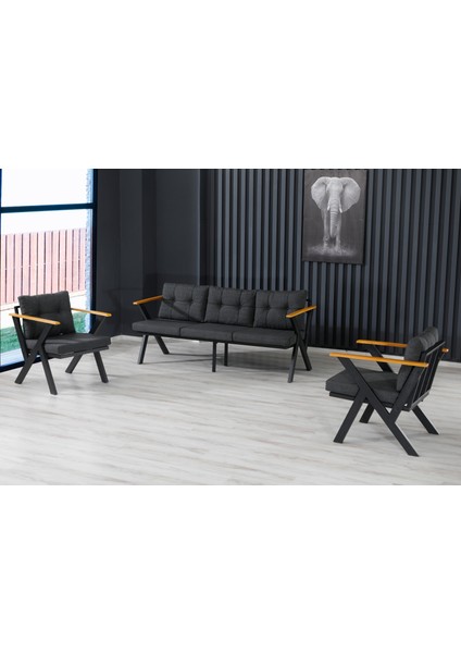 3+1+1 Zeta Bahçe Takımı, Balkon, Bahçe, Cafe Mobilyası, Süngerli Metal Çay Seti fiyatları