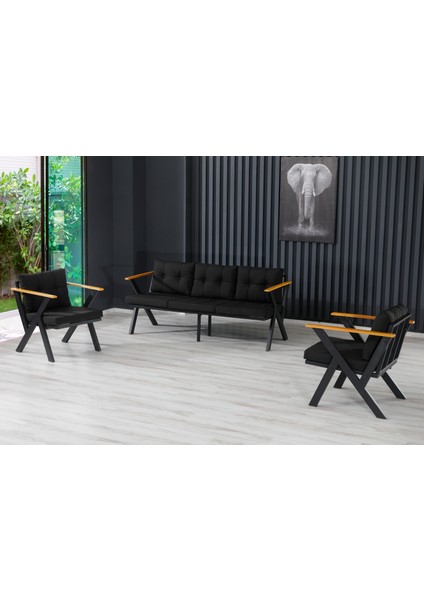 3+1+1 Zeta Bahçe Takımı, Balkon, Bahçe, Cafe Mobilyası, Süngerli Metal Çay Seti fiyatları