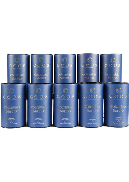 Colombia Narino Coffee ( 100 Adet Nespresso Uyumlu Aluminium Kapsül Kahve )